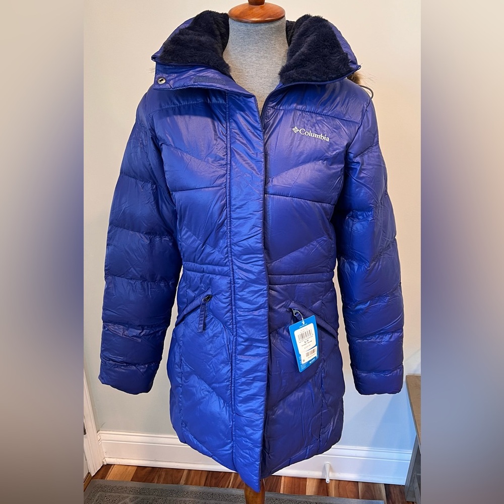 Columbia Womens Peak To Park II Mid insulated Jacket Small Hood Water Resistant